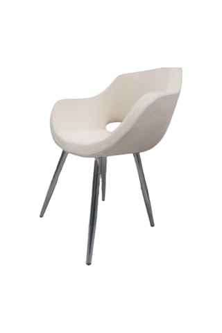 Bengimobilya Sandalye Monaco Metal Model Nikelaj Ayak Dökme Sünger Babay Face