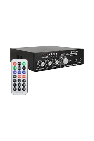 Magıcvoıce Mv-22560 2x20w 4-8 Ohm Usb/sd Girişli Bluetoothlu 2 Mikrofon Girişli Trafosuz Stereo Mini Anfi 4741