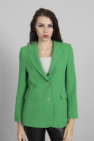Feminist Yeşil Vatkalı Astarlı Blazer Ceket 0105110.07 Yeşil