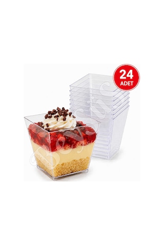 24lü Kübik Kase 240 Cc Şeffaf