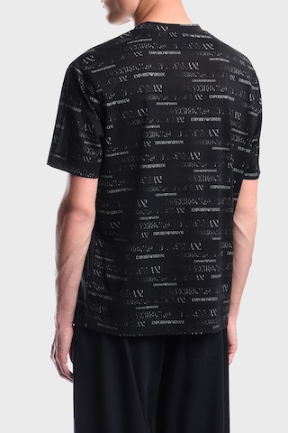 Emporio Armani Tamamı Logolu Bisiklet Yaka T Shirt Erkek T Shirt Em006812 Af10017 Fb563 Lacivert