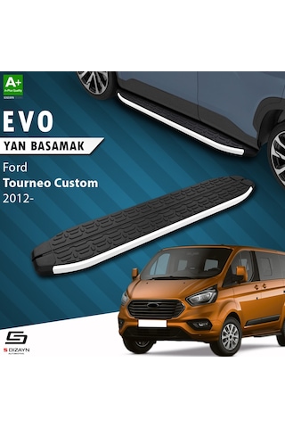 Ford Tourneo Custom Uzun Şase Evo Aluminyum Yan Basamak 243 Cm 2012-2023