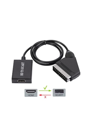 Alfais 5083 Hdmi To Scart Av Video Çevirici Dönüştürücü Adaptör
