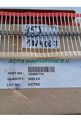 1n4007t/a 1a 1000v Acpa Diyot 1000 Adet 1n4007t/a 1a 1000v Acpa Diyot 1000 Adet