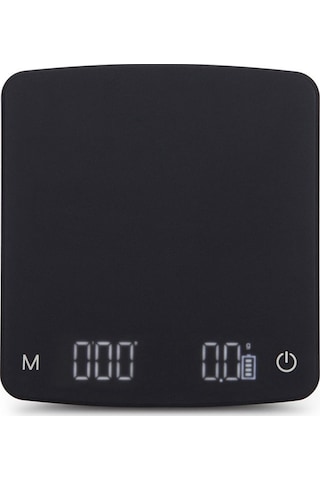 Kahve Elektronik Terazi Kahve Dökme Elektronik Damlama Kahve Terazisi Siyah