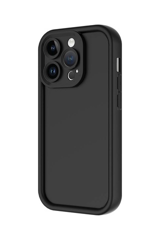 Apple Uyumlu iPhone 14 Pro Max Kılıf Kamera Korumalı Zore Ananas Kapak Siyah
