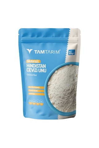Tam Tarım Glutensiz Hindistan Cevizi Unu 300 G