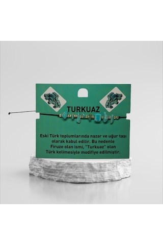 Doğal Taş Bileklik Turkuaz Taşı Bileklik Ayarlanabilir İpli Turquoıse Taş Kristalize Kırık Taş Şifalı Bileklik Mavi