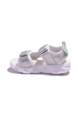 Vicco 321f24y204 Hilda Beyaz Ortopedik Günlük Işıklı Kız Çocuk Spor Sandalet 001