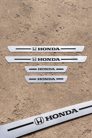 Honda Uyumlu Özel Kapı Eşik Yazısı Krom