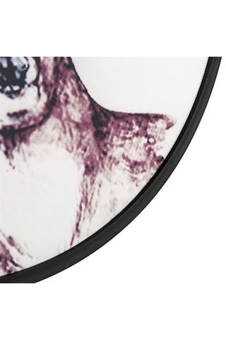 Vitale Pera Geyik Dekoratif Ahşap Tablo 80X80 Cm Ak.Fw0032