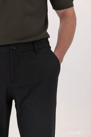 Sabri Özel Antrasit Yanı Lastikli Köprülü Kemerli Slim Fit Jogger Pantolon