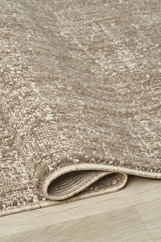 Mariesse Home Wool Serisi Bukleli Yumuşak Dokulu İskandinav Dokuma Halı 1086-kahve
