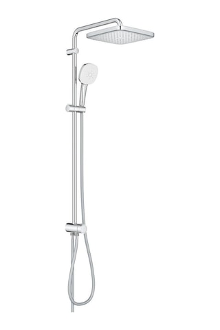 Grohe Tempesta Cosmopolitan System 250 Cube Duvar Bağlantılı, Divertörlü Duş Sistemi - 26694001 Gümüş