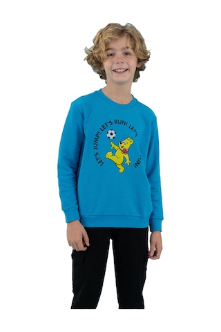 Haribo Hari Bo Erkek Çocuk Mavi Sweatshirt Trk Çok Renkli