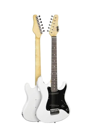 Midex Ceg-36wh 8-12 Yaş Çocuklar İçin Amfili Full 3/4 36 İnç Elektro Gitar Seti White