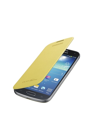 Galaxy Uyumlu S4 Mini İle Uyumlu Flip Cover Kılıf Sarı Ef-fı919byegww Sarı