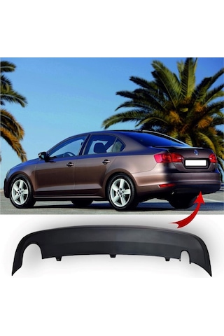 Vw Jetta 2011 2014 Arka Tampon Alt Spoyleri Plastik 5c6807433