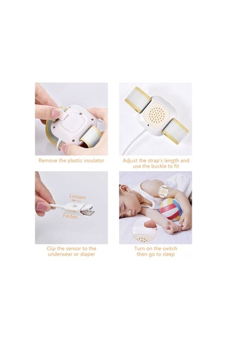 Işık Ve Güçlü Titreşim İle Yüksek Sesli Enürezis Alarmı, Çocuk Tuvalet Alışkanlığı Eğitimi İçin Yatak Islatma Alarmı