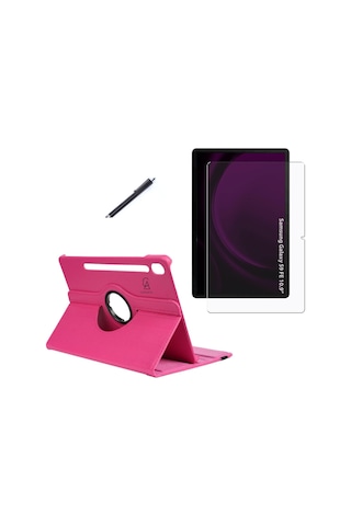 Samsung Galaxy Tab S9 Fe Sm x510 Kılıf Birebir Uyumlu Dönebilen + Ekran Koruyucu Kalem