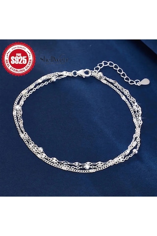 Elva 925 Gümüş Kaplama Kadın Gümüş Bileklik Sevgilinize Annenize Verilecek Gümüş Bileklik Hediye Çok Renkli