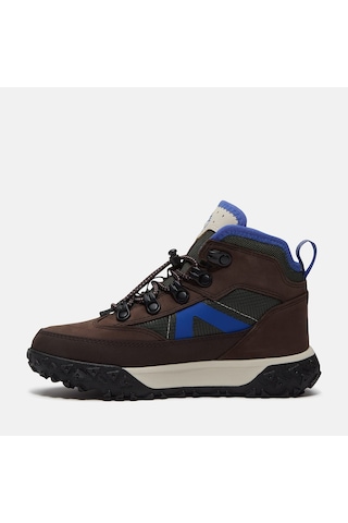 Timberland Motion 6 Mid Bungee Waterproof Çocuk Sneakers-34022 Koyu Kahverengi