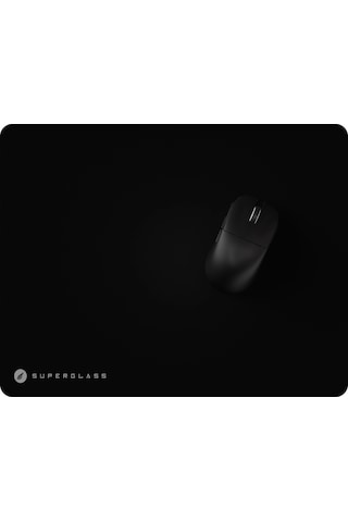 Hawk Gaming Hm20 Superglass Kaymaz Taban 5mm Temperli 42x33 Cam Siyah Mousepad