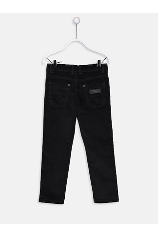 LC Waikiki Lcw Kids Siyah Skinny Kadife Erkek Çocuk Pantolon New Blakız Çocuk