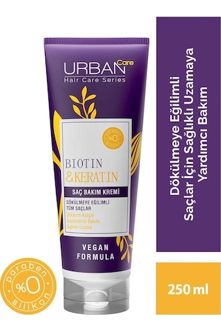 Biotin&keratin Dökülmeye Eğilimli Saçlara Özel Saç Kremi-vegan-250ml