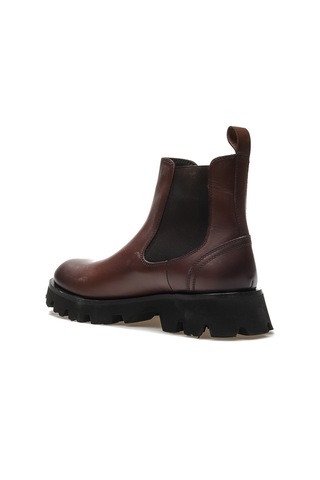 Yaşar Kaşlı Erkek Hakiki Deri Chelsea Günlük Bot 40-44 24k Ykö-20285 M Kahve Kahve Kahverengi