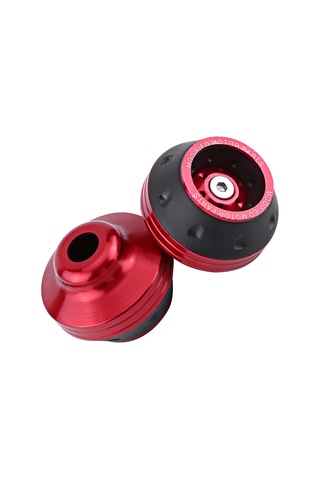 Yaozixa Motorsiklet Cnc Alüminyum Ön Çatal Koruması - Kırılganlığı Azaltır, Dayanıklı Ve Anti-sürtünme Özelliği Kırmızı, Çift Adet