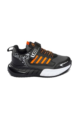 Tuğba Ortopedi 748 Çocuk Rahat Sneaker Siyah/oranj