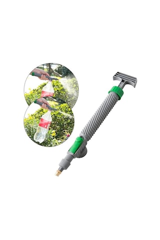 Sn-24910 Ayarlanabilir Basınçlı Su Köpük Püskürtme Başlığı Tüm Pet Şişelere Uyumlu Yeşil