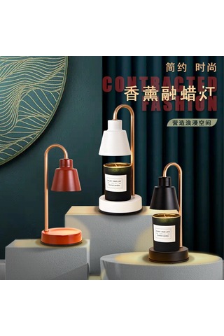 Yifomall Küçük Boy Metal Akıllı Mum Ergitici Lambası - 110v Abd/japon Versiyonu, Kırmızı, Işık Seviyesi Ayarlı, Evde/yatak Odası Kullanıma Uygun