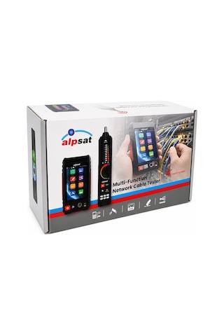 Alpsat As328 Rj45 Fiber Optik Çok Fonksiyonlu Ethernet İnternet Kablo Test Cihazı