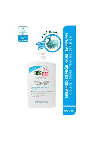 Sebamed Kepek Karşıtı Yağlanma Önleyici Şampuan 1 L + Silikon Tarak