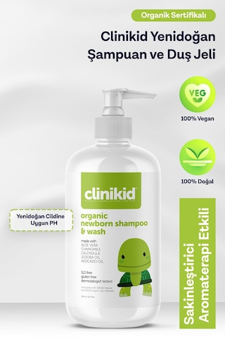 Clinikid Yenidoğan Şampuan & Duş Jeli