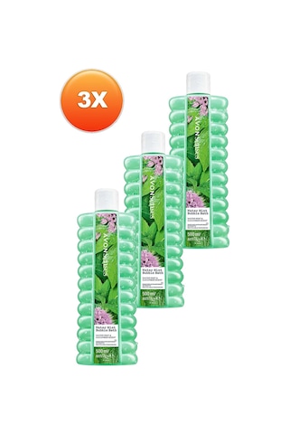 Avon Senses Water Mint Nane Ve Salatalık Kokulu Banyo Köpüğü 3 x 500 ML