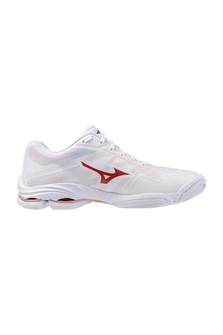 Mizuno Wave Lightning Pro Kadın Voleybol Ayakkabısı Beyaz / Kırmızı Çok Renkli