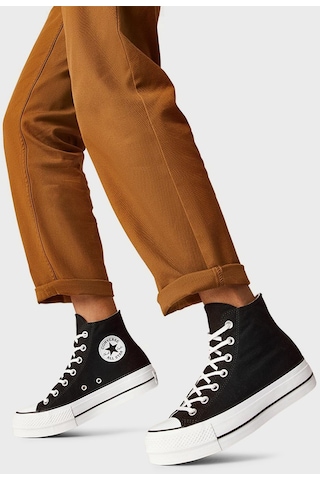 Converse Ctas Lift HI Kadın Günlük Spor Ayakkabı 560845CSIYAH Siyah