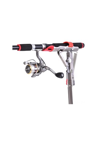 Leezsing Otomatik Balık Tuttuğunda Kamçıyı Kaldıran Çelik Katlanabilir Balık Kamçı Tutucusu - 8kg Dayanıklılık, Kolay Kullanım