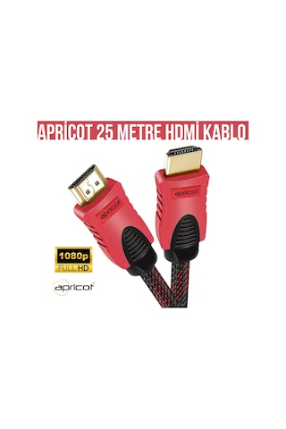 Apricot Ap-hdk25 Örgülü 25m Hdmı Kablo