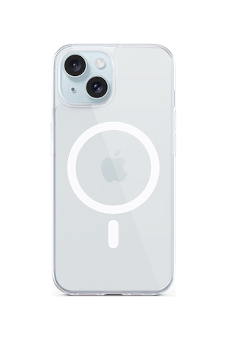 Epico Apple iPhone Uyumlu 15 Plus Mag+ Hero Kılıf Transparent Şeffaf