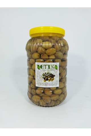 Etik Yerli Ürünler Domat Cinsi İri Boy Kırma Tatlanmış Zeytin 3 KG