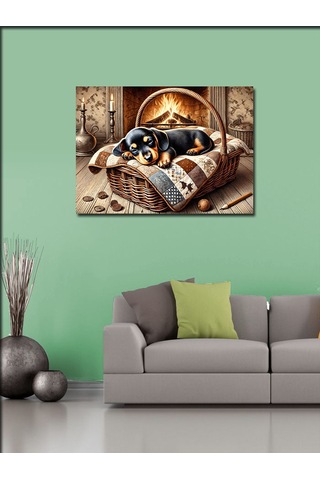 Kanvas Tablo Sıcak Yuva Köpeği