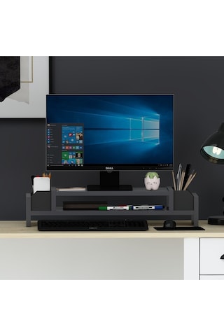 Çınar Monitör Yükseltici Antrasit Siyah Antrasit - Siyah