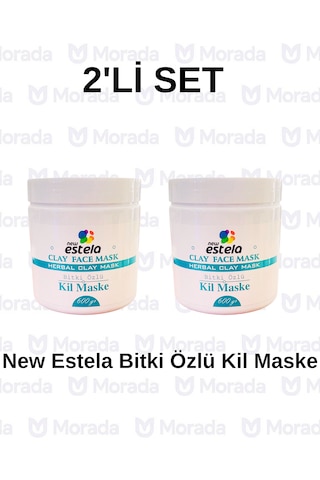 Profesyonel Bitki Özlü Kil Maske 600gr X2 Adet