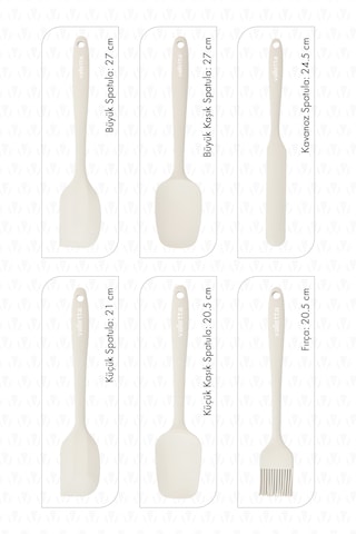 Valletta Drongo Isıya Dayanıklı Yanmaz Yapışmaz Spatula Seti