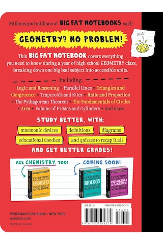 Everything You Need To Ace Geometry İn One Big Fat Notebook