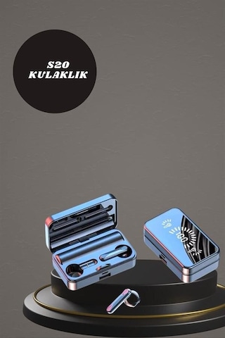 Aynalı Bluetooth Kulaklık Ve 7 Kordonlu Akıllı Saat Dijital Göstergeli Uzun Pil Ömrü Standart